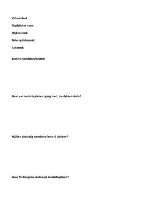 Guide til læring af ulykker
